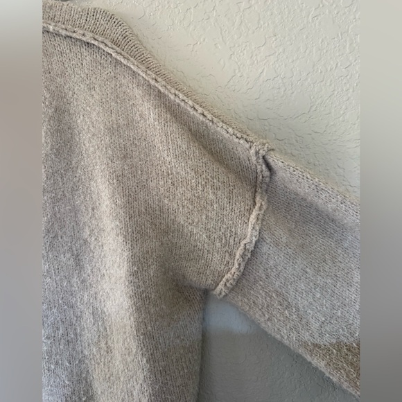 Cozy Beige Women's Sweater - Picture 5 of 7